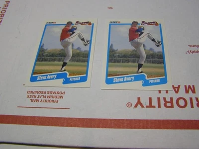 2 1990 Fleer Update Steve Avery Rookie Baseball Card #U-1 Mint FREE SHIPPING - Image 1 of 3