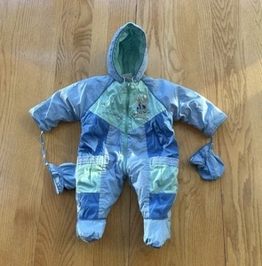 Traje de nieve vintage Quiltex A Beatrix Potter The Tale of Peter Rabbit infantil 9M - Imagen 1 de 9