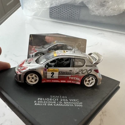 Skid SKM140 Peugeot 206 WRC «Всего» ралли Catalunya 2000 1:43 - F. Delecour  - Изображение 1 из 4