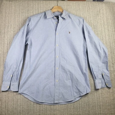 Ralph Lauren Shirt Mens 18 Button Down Long Sleeve Polo Dress Classic Oxford - Image 1 of 4