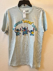 Disney Lilo & Stitch Latke Love Women's T-Shirt M - Picture 1 of 4
