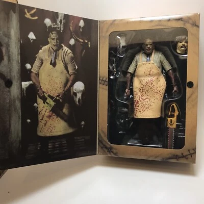 NECA Ultimate Texas Chainsaw Massacre Leatherface 7" Horror Action Figure 40th - Image 1 of 4