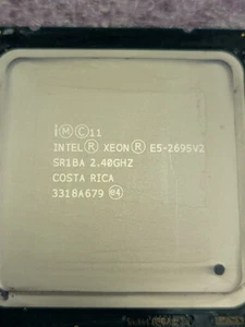SR1BA Intel Xeon E5-2695 v2 2.4GHz 12-Core 30M LGA2011 CPU Processor HP Dell - Picture 1 of 3