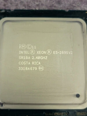 SR1BA Intel Xeon E5-2695 v2 2.4GHz 12-Core 30M LGA2011 CPU Processor HP Dell - Image 1 of 3