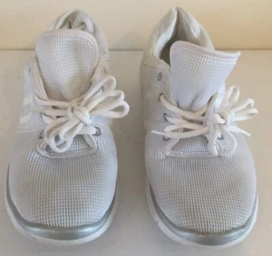 Sneakers da ginnastica donna HOTTER "H92" grigio argento leggere Regno Unito 7 spedizione gratuita - Foto 1 di 9