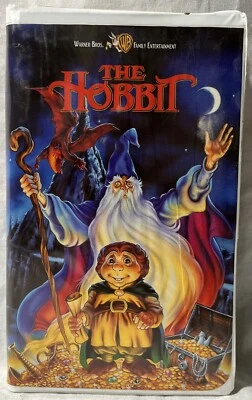 The Hobbit (VHS, 2001, Clamshell) Warner Bros Family J.R.R. Tolkien Animated - Image 1 of 4