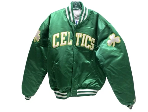 Vintage Boston Celtics Starter Jacket Size XL retro coat 90s gift NBA Larry Bird Cover