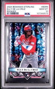 ELLY DE LA CRUZ 2024 Bowman Sterling BSR6 ROOKIES RC PSA 10 - Imagen 1 de 2