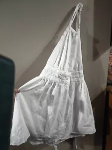 Wild Fable Women's Size XXL Tie Back Mini Fit & Flare Dress White - Picture 1 of 4