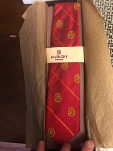 Givenchy Monsieur Tie Vintage W/box Very Nice Silk Tie - Picture 1 of 7