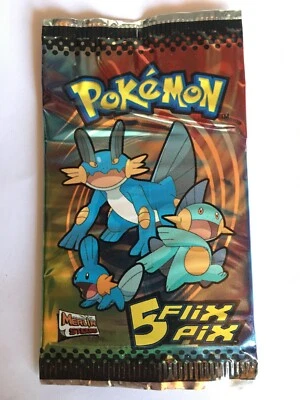 BOOSTER PACK FLIX PIX MUDKIP - MARSHTOMPS - SWAMPERT POKEMON TOPPS MERLIN 2005 - Photo 1/2