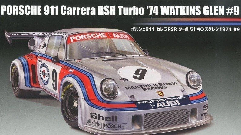 FUJIMI 1:24 KIT AUTO PORSCHE 911 CARRERA RSR TURBO '74 WATKINS GLEN #9   RS-99 - Immagine 1 di 1