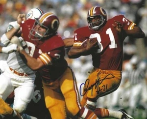 Signed 8x10 CHARLIE HARRAWAY Washington Redskins photo - w/ COA - Picture 1 of 1