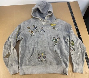 Polo Ralph Lauren St Andrews Football Rugby Hoodie Size S Sweatshirt $228 Vtg - Picture 1 of 13