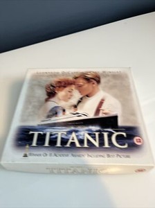 Titanic - Collector’s Box Edition, Exclusive 35mm Film Cell + 8 Cards VHS Set
