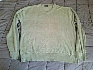 TRUST Men's Heather Gray V-Neck Long Sleeve Thin/Light Sweatshirt Athleisure XL - Picture 1 of 4