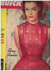 Quick Magazine January 26 1957 Romy Schneider Elvis Presley - Picture 1 of 2