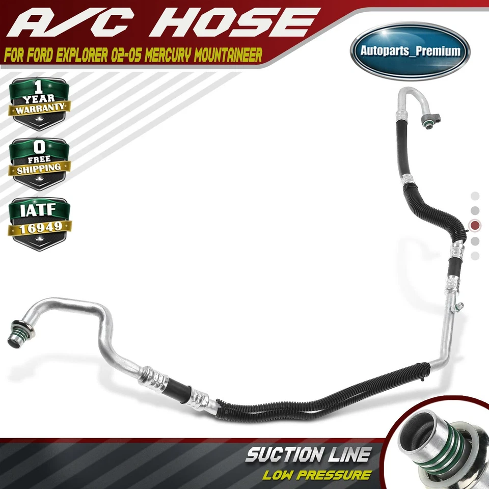 Línea de succión de aire acondicionado para Ford Explorer Mercury Mountaineer 02-05 Explorer Sport 2003 Foto 1 de 4