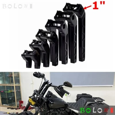 Club Style Handlebar Riser for Harley Dyna Softail Sportster 1999-2022 1'' Bars - Imagem 1 de 4
