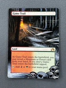 Game Trail MTG Shadows over Innistrad Hand Painted Borderless Altered Art (-(- - Picture 1 of 3