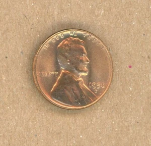 1956-D U.S. Lincoln UNC Wheat Cent - Picture 1 of 2