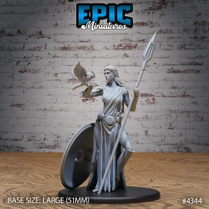 Goddess Athena Avatar B | Epic Miniatures|RPG D&D Wargaming 3d Printed Miniature - Picture 1 of 2