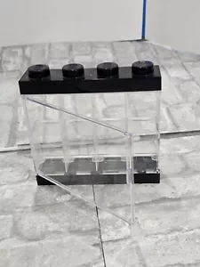 LEGO Black 8-Minifigure Display Case Stackable No Baseplates Empty - Picture 1 of 8