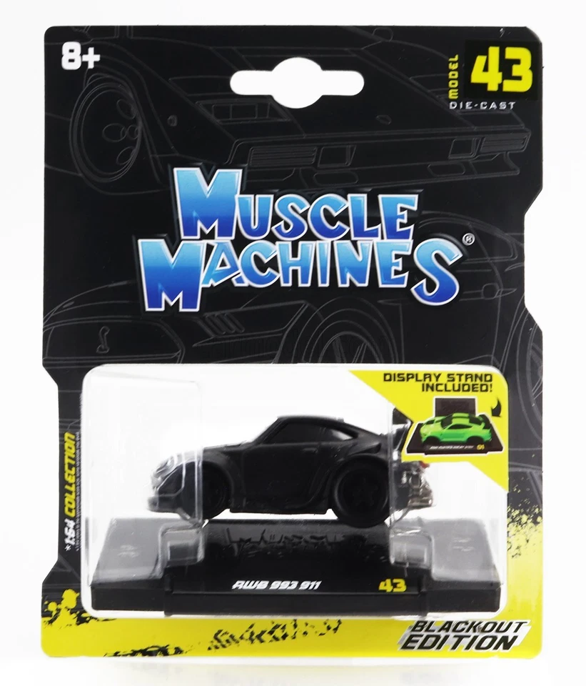 MODELLINO AUTO STATICO MAISTO PORSCHE 911 993 RWB CUSTOM 1996 NERO SCALA 1/64 - Immagine 1 di 1