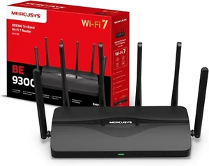 TP-Link MERCUSYS MR47BE Router WiFi 7 Tri-Band BE9300 320 MHz MLO 6 GHz 4x2.5 GE - Afbeelding 1 van 12