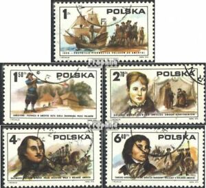 Polonia 2400-2404 (edición completa) usado 1975 200 años EEUU