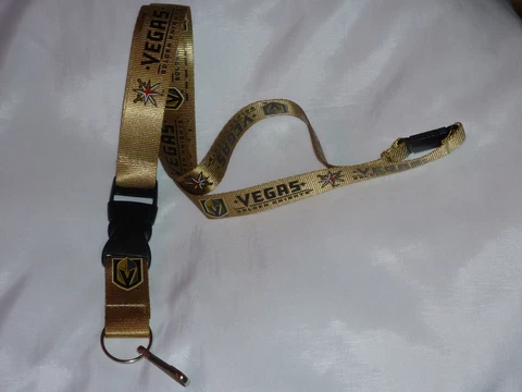 Las Vegas Golden Knights Lanyard VGK Key Chain Cover