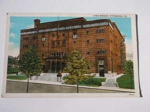 Syrien Moschee Pittsburgh PA unbespielt alte Postkarte - Bild 1 von 2