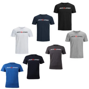 JACK&JONES Camiseta Hombre Jjeprolog S M L XL XXL Logo Uni Basic Cuello Redondo - Imagen 1 de 14