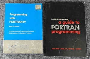 FORTRAN IV Books McCracken Gottfried COMMON Blocks FORMAT Punch Card Era - Foto 1 di 21