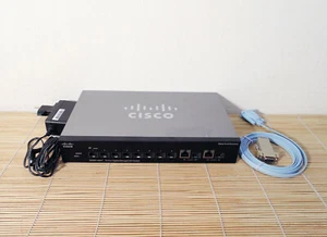Cisco SG300-10SFP-K9 8x10/100/1000 ports (SFP) 2x Combo SFP ports with AC PSU - Bild 1 von 1