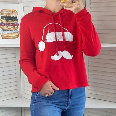 Modern Lux red santa hooded sweatshirt  - Image 1 of 4