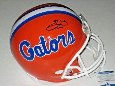 Casco Beckett Beckett Beckett Beckett tamaño completo firmado por Emmitt Smith #22 PROVO Foto 1 de 4