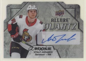 2019-20 Upper Deck Allure Quartz Vitalii Abramov Vitaly #AQR-VA Rookie Auto RC