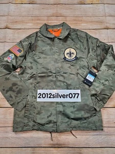 Nike Men's 2019 New Orleans Saints Salute To Service Jacket AT7793-222 Sz Medium - Picture 1 of 7