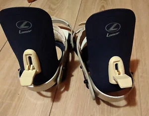 Lamar Snowboard Bindung weiss blau gebraucht - Bild 1 von 5