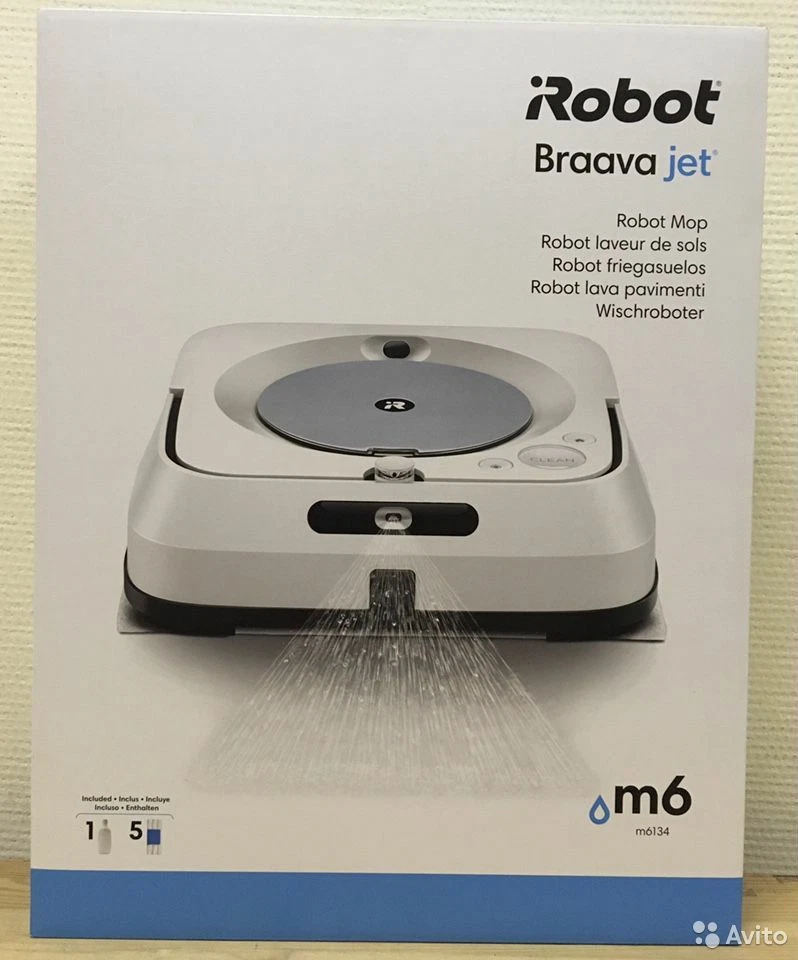 IROBOT Braava jet m6 m6134 Nasswischroboter Roboter Bodenreinigung APP WLAN - Bild 1 von 1