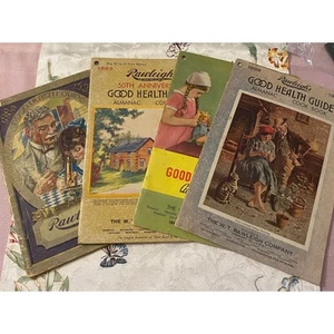 4er Set Rawleigh's Good Health Guide Almanach Kochbuch 1920 1939 1946 und 1951 - Bild 1 von 13