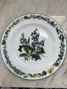 Royal Worcester Kräuter Salbei Porzellan 8 1/4" Salat Dessert Teller 6er Set EUC - Bild 1 von 3