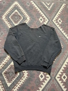 Black Vintage Nike Crewneck Cool Fade Size Large - Picture 1 of 8