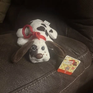 Pound Puppies weiß 6,5" hoch Clip-on klassische 80er Kollektion neu mit Etikett - Bild 1 von 1