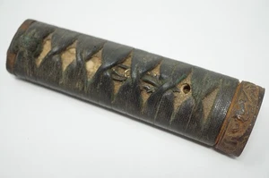 Japanischer Wakizashi Schwertgriff Original Antik Tsuka aus Japan 0725F5 - Bild 1 von 11