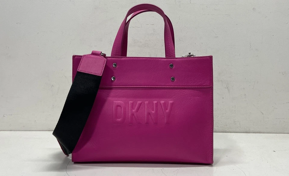 Bolso de cuero DKNY con asa superior Foto 1 de 4
