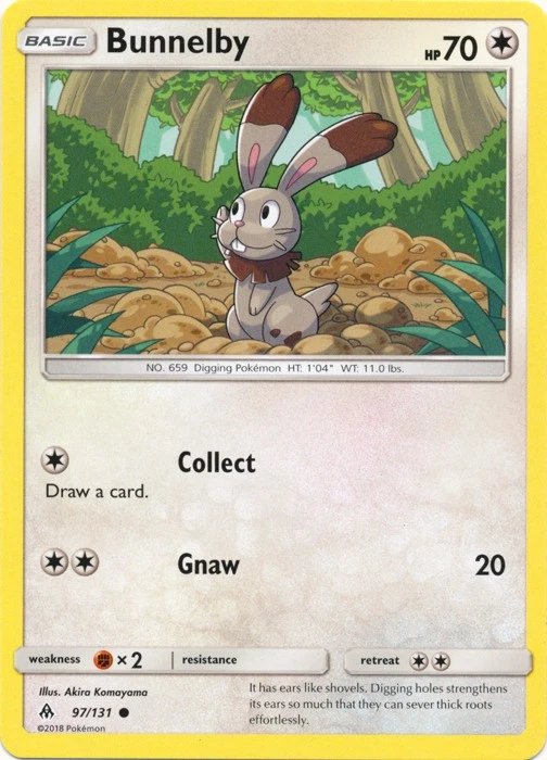 Bunnelby - 97/131 - Common - Forbidden Light #97/131 Pokemon TCG - Image 1 of 1