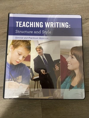 IEW Teaching Writing: Structure and Style, Seminar Workbook Pudewa 2nd ed no dvd - Image 1 of 3