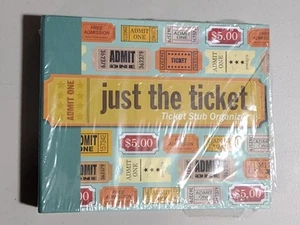 Just the Ticket: Ticket Stub Organizer (Hardback or Cased Book) - Imagen 1 de 3